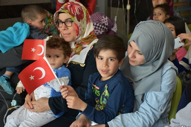 Karaman'da 23 Nisan'ı Hastanede Kutladılar 21