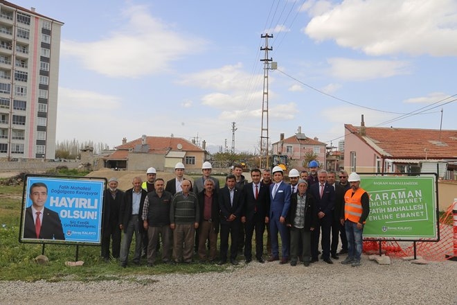 Karaman'da Fatih Mahallesi Doğal Gaza Kavuşuyor 8
