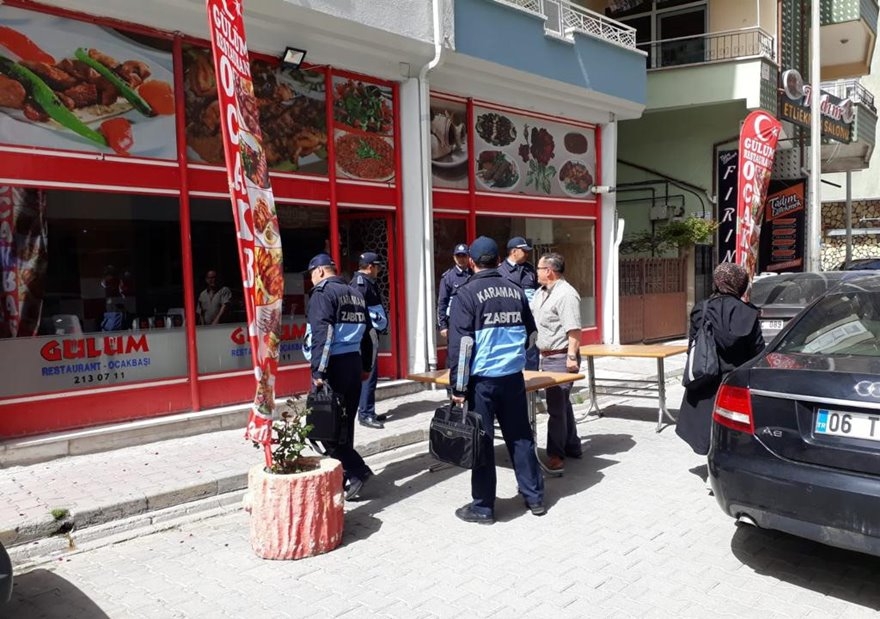Karaman'da Yol ve Kaldırım İşgaline İzin Verilmiyor 3