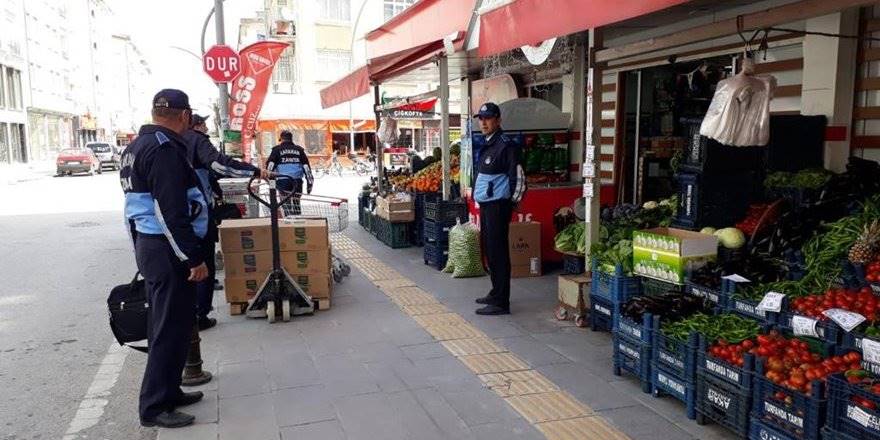 Karaman'da Yol ve Kaldırım İşgaline İzin Verilmiyor