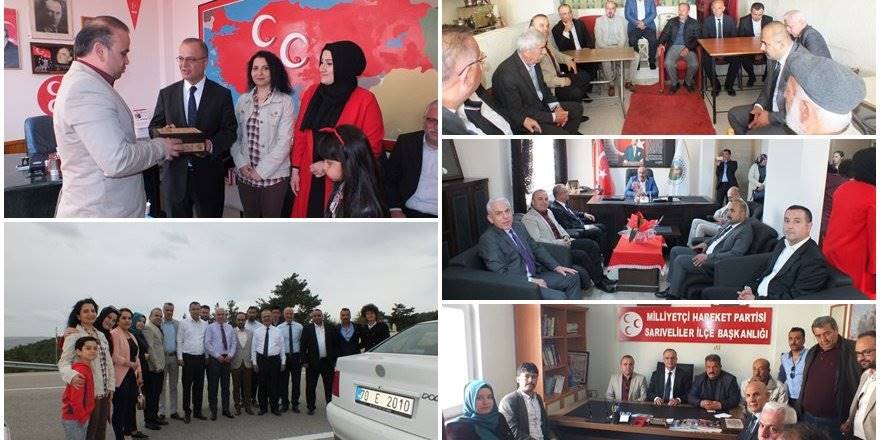 MHP Başdanışmanı Ali Güler Taşeli Bölgesindeki Teşkilatları Ziyaret Etti