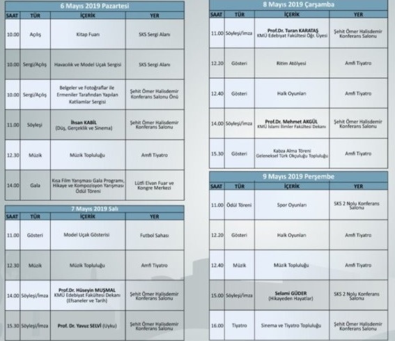 Karaman Türk Dil Bayramı Programı Yayımlandı 1