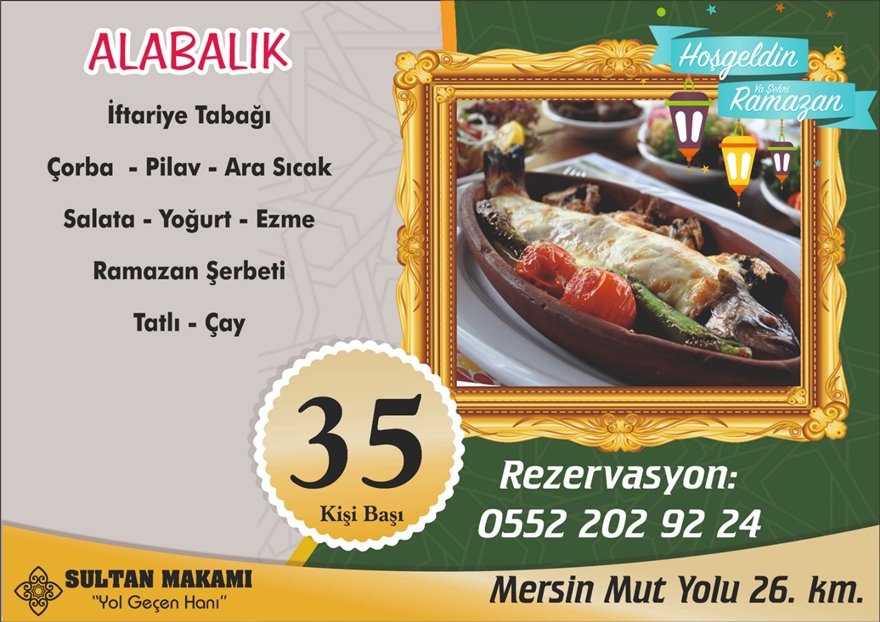 Sultan Makamı "Yol Geçen Hanı" 2019 İftar Menüsü 7