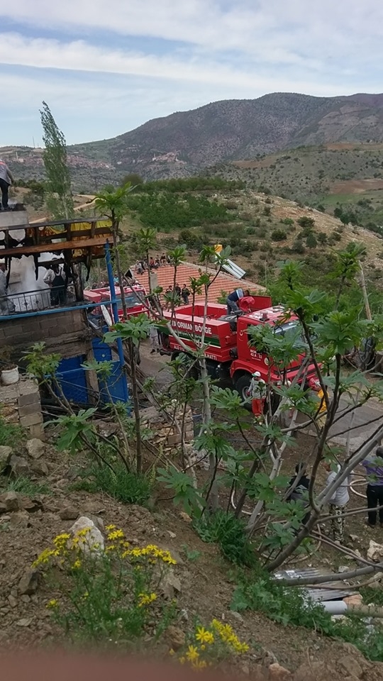 Kalaba Köyünde Yangın 13