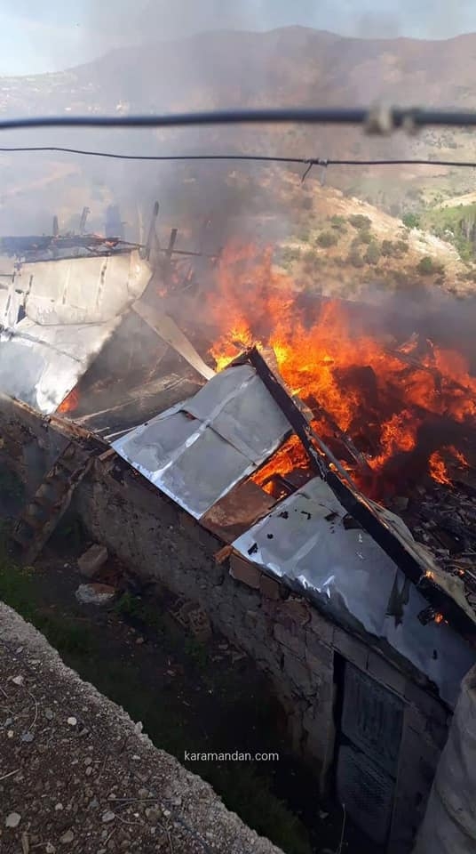 Kalaba Köyünde Yangın 9