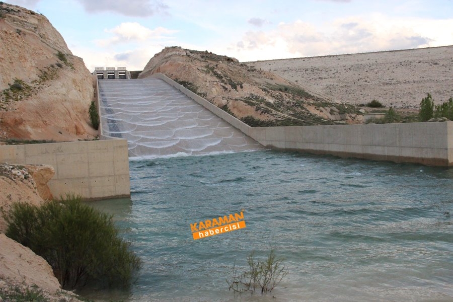 Karaman Barajları Suyla Doldu Taştı 1