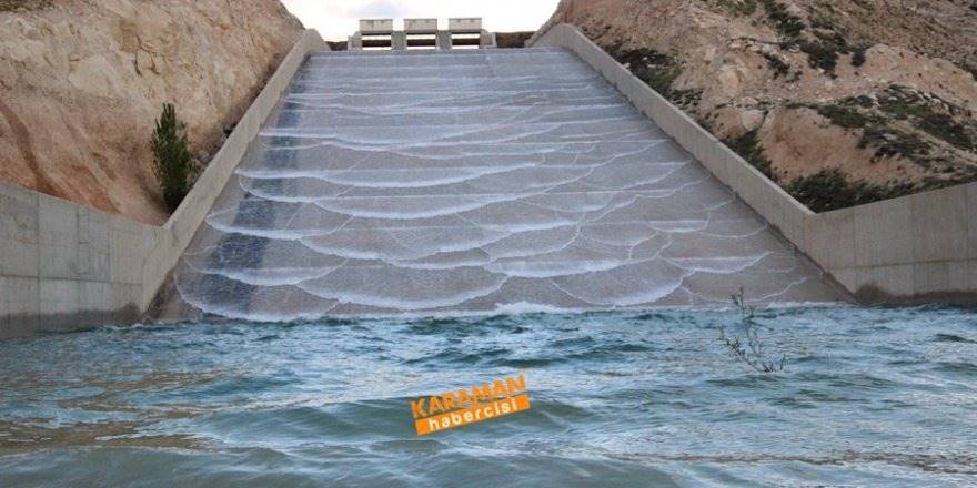 Karaman Barajları Suyla Doldu Taştı