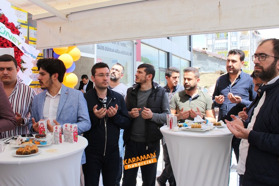 Karaman’da “Emlak Piyasası” dualarla hizmete girdi 11