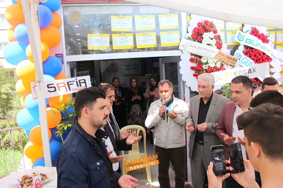 Karaman’da “Emlak Piyasası” dualarla hizmete girdi 12