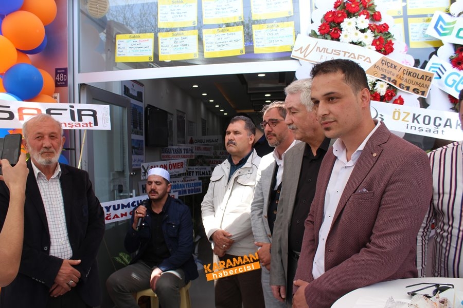 Karaman’da “Emlak Piyasası” dualarla hizmete girdi 6