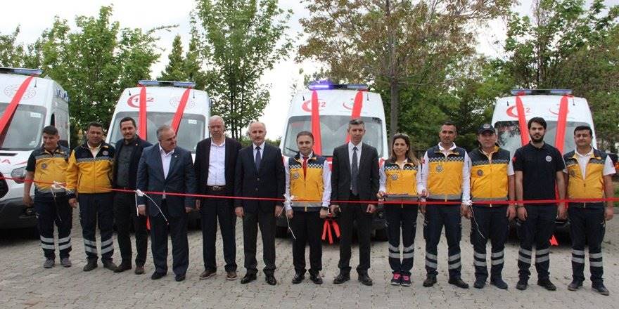 Karaman'a Gönderilen Ambulanslar Göreve Başladı