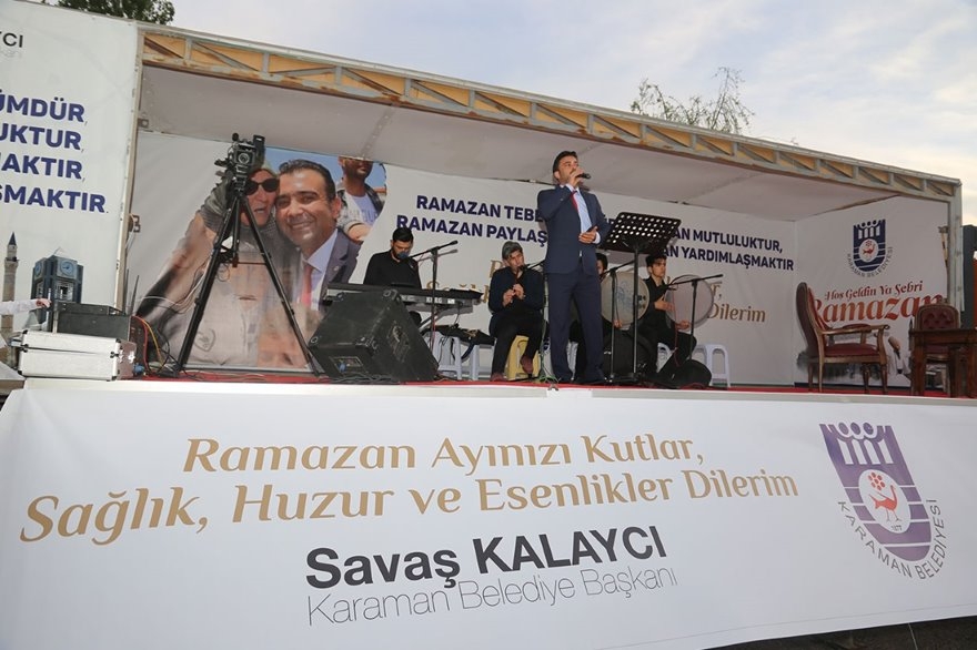 Karaman'da İftar Sofrası Atatürk Mahallesi'ne Kuruldu 6