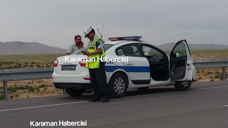 Karaman Ereğli Yolunda Kaza: 1 Ölü 1