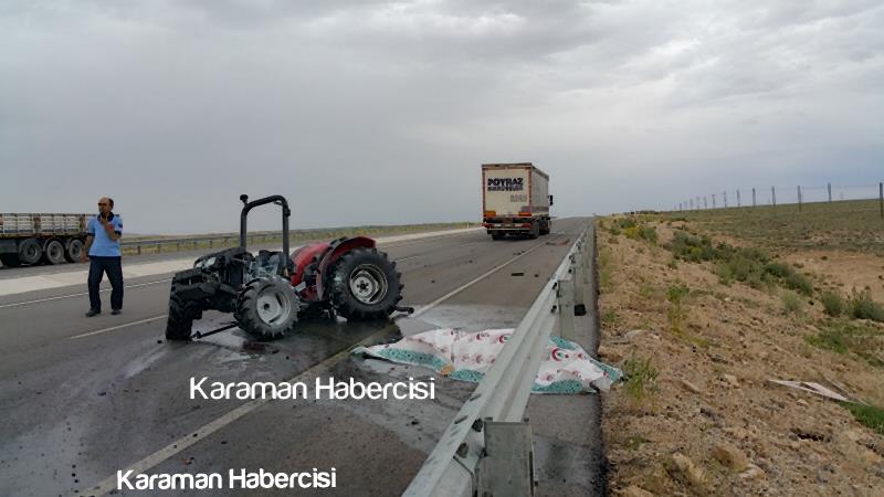 Karaman Ereğli Yolunda Kaza: 1 Ölü 2