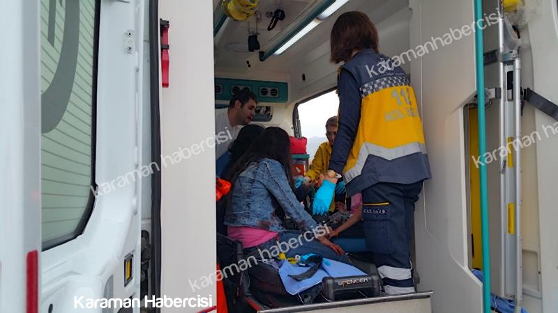 Manisa’dan Karaman’a Gelen Aile Kaza Yaptı : 1 Ölü 1