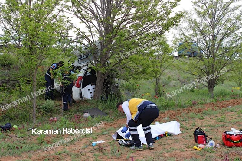 Manisa’dan Karaman’a Gelen Aile Kaza Yaptı : 1 Ölü 10