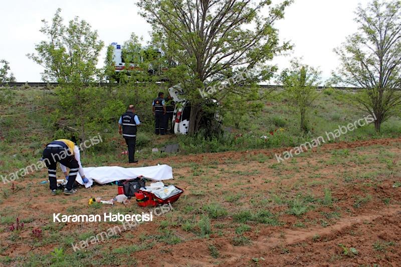 Manisa’dan Karaman’a Gelen Aile Kaza Yaptı : 1 Ölü 11