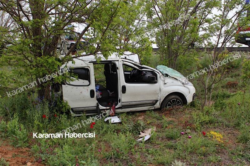 Manisa’dan Karaman’a Gelen Aile Kaza Yaptı : 1 Ölü 12