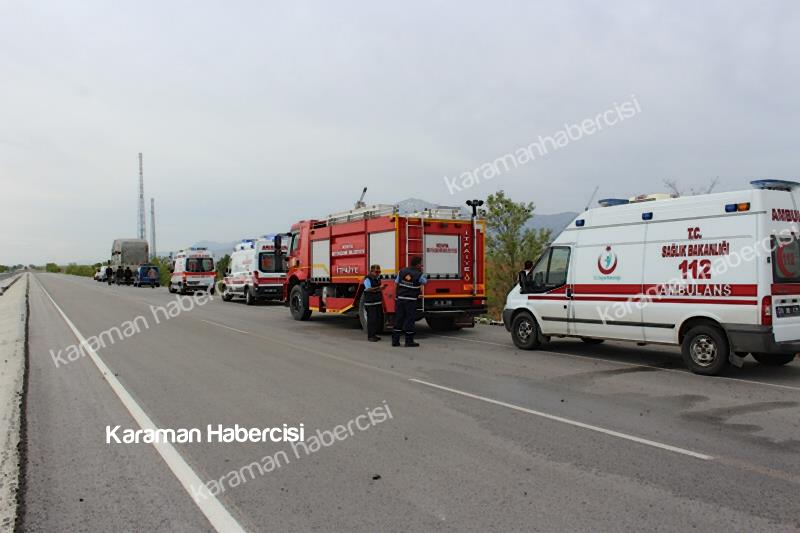 Manisa’dan Karaman’a Gelen Aile Kaza Yaptı : 1 Ölü 16