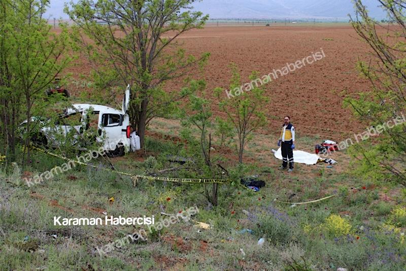 Manisa’dan Karaman’a Gelen Aile Kaza Yaptı : 1 Ölü 19
