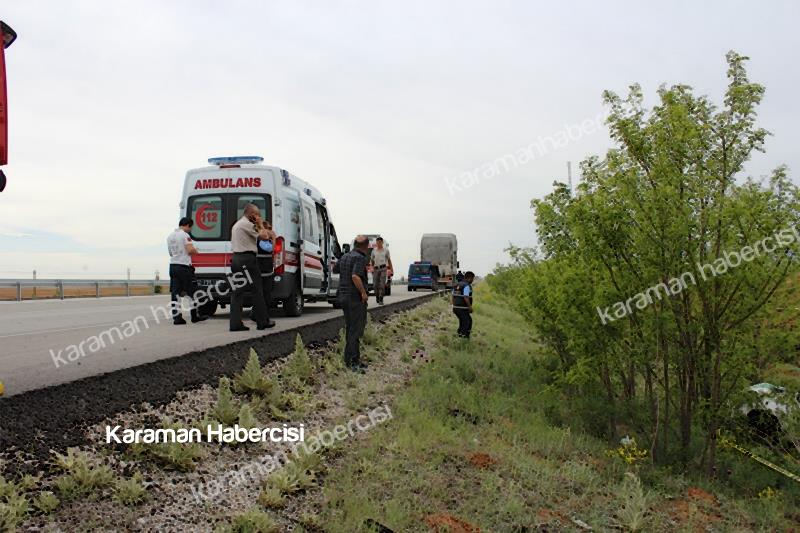 Manisa’dan Karaman’a Gelen Aile Kaza Yaptı : 1 Ölü 5