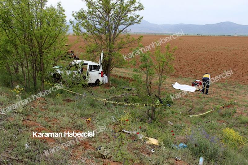 Manisa’dan Karaman’a Gelen Aile Kaza Yaptı : 1 Ölü 7