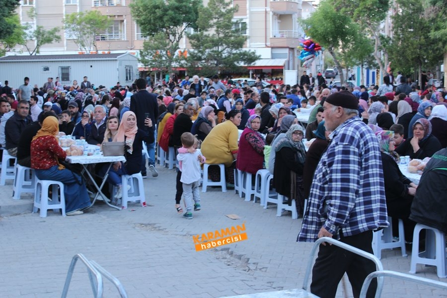 Karaman'da Ramazan İftarı Yenimahalle'de 30