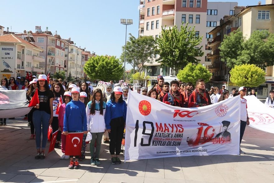 Karaman'da 19 Mayıs Coşkuyla Kutlandı 4