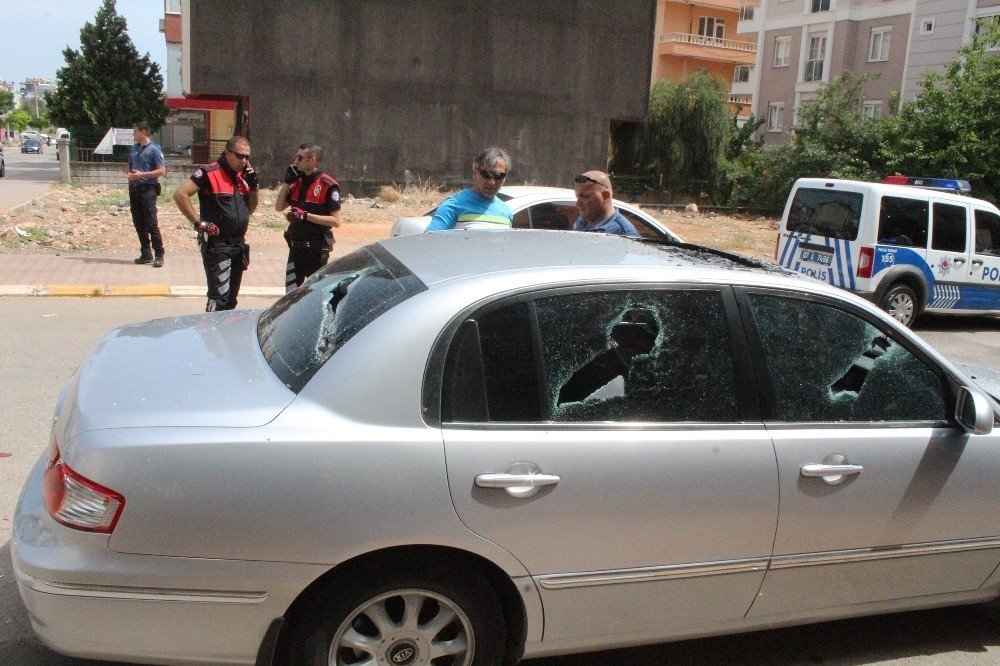 Antalya'da Darp İntikamını Otomobilden Aldılar 4