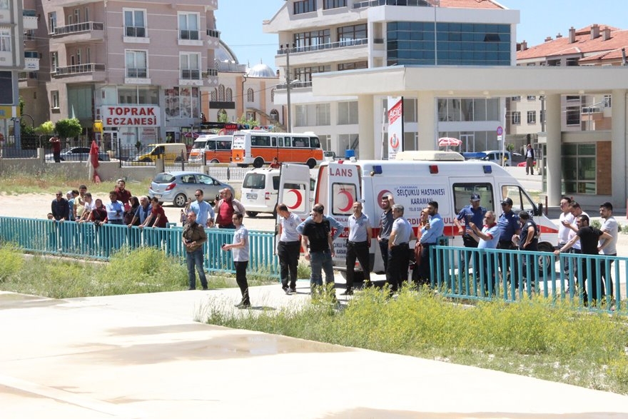 Karaman�da Kalbi Duran 3 Aylık Bebek Hava Ambulansıyla