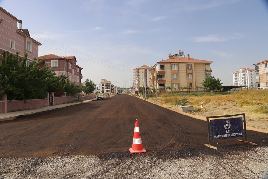 Karaman'da Asfalt Çalışmaları Hız Kesmeden Devam Ediyor 2