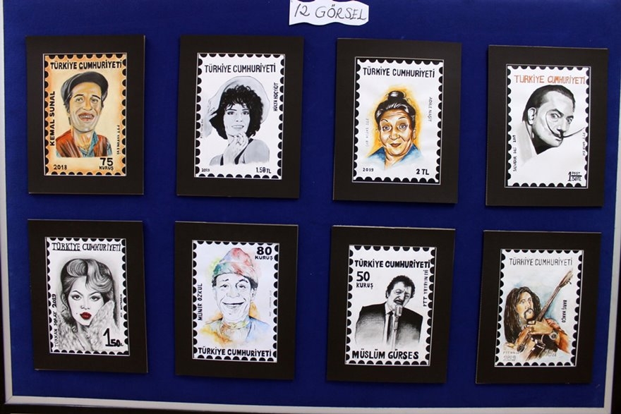 Karaman'da Yetenekli Öğrencilerden Yıl Sonu Sergisi 1