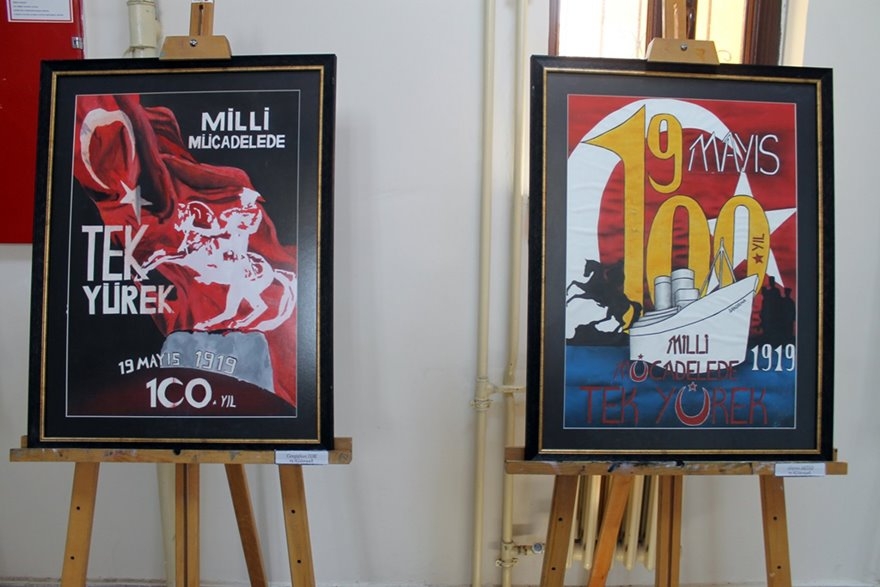 Karaman'da Yetenekli Öğrencilerden Yıl Sonu Sergisi 2