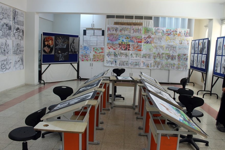 Karaman'da Yetenekli Öğrencilerden Yıl Sonu Sergisi 3