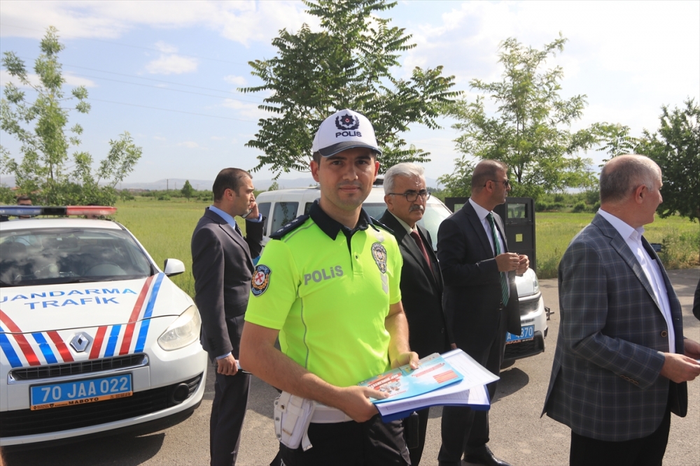 Karaman'da Ramazan Bayramı Öncesi Trafik Denetimi 9