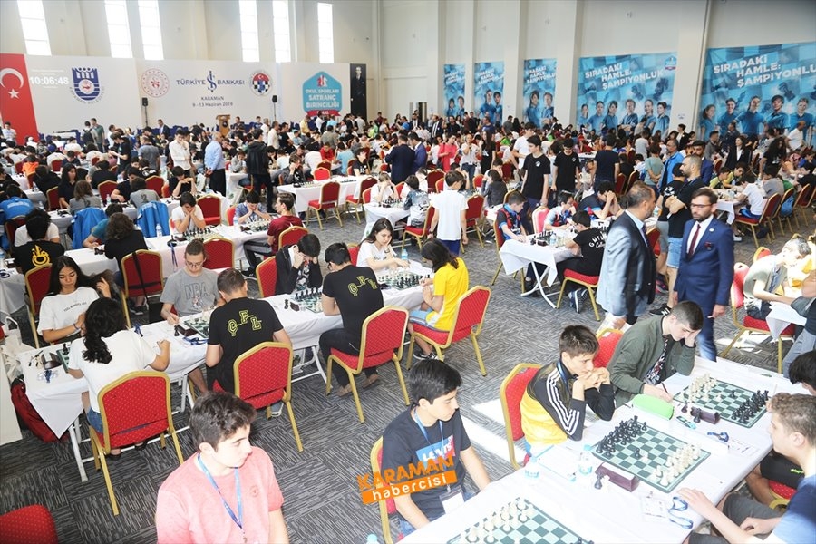 Karaman Okul Sporları Satranç Birinciliği Finallerine Ev Sahipliği Yapıy 9