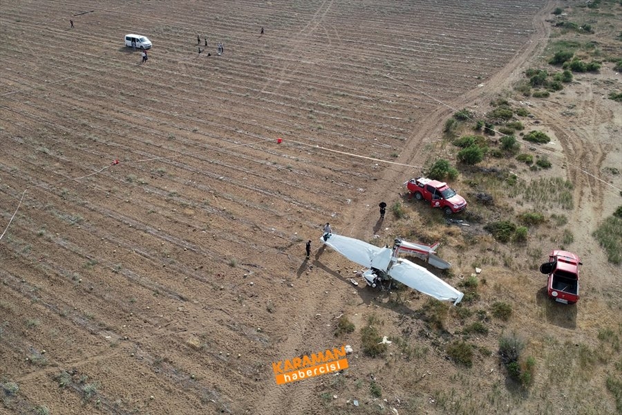 Antalya'da Uçak Düştü 2 Kişi Öldü 6