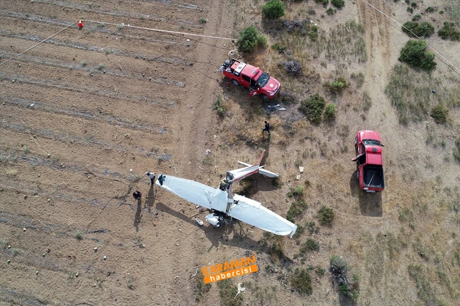Antalya'da Uçak Düştü 2 Kişi Öldü 7