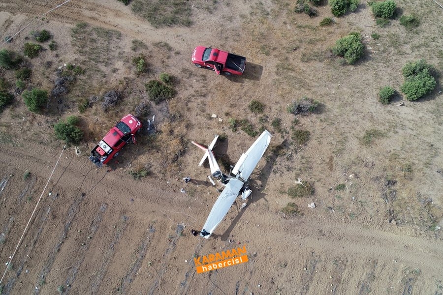 Antalya'da Uçak Düştü 2 Kişi Öldü 8