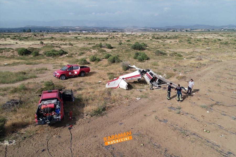 Antalya'da Uçak Düştü 2 Kişi Öldü 9