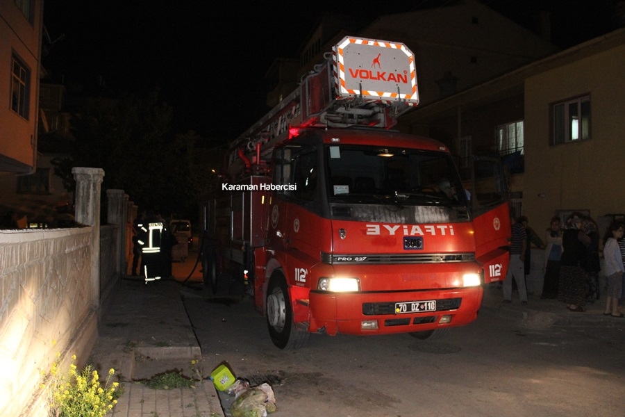 Karaman'da Yanan Bebek Arabası Apartmanı Uçuracaktı 5