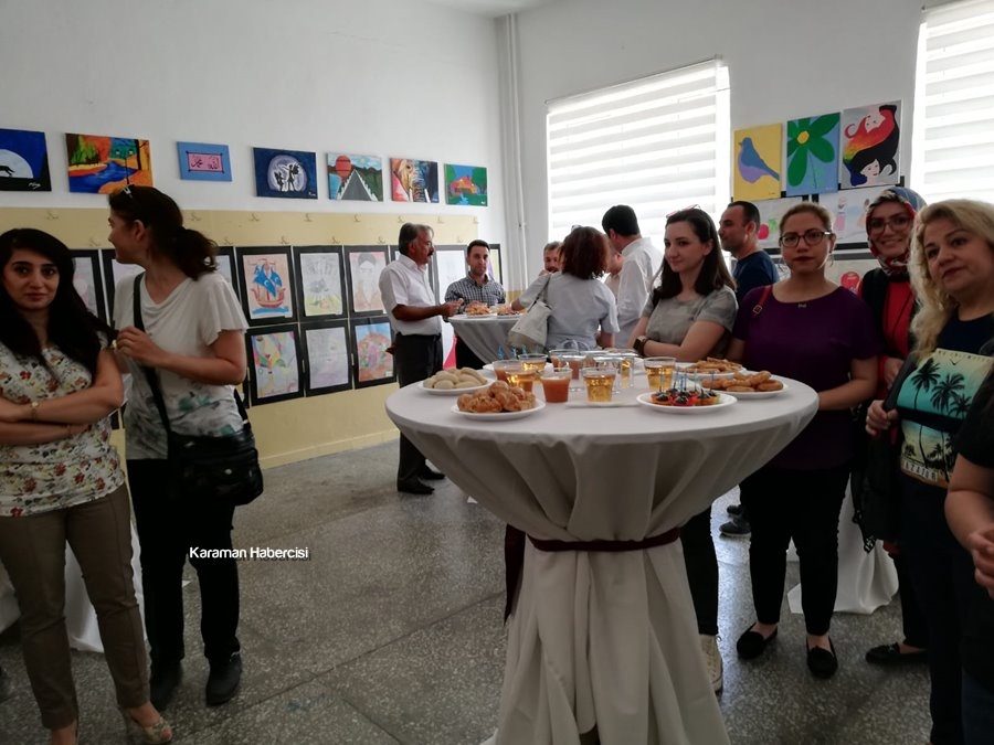 Karaman Lisesi'nde Karma Resim Sergisi 2