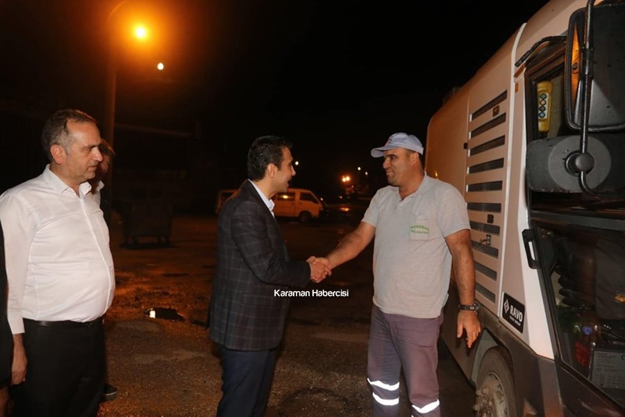 Karaman Belediyesi Su Baskını Mesaisinde 11