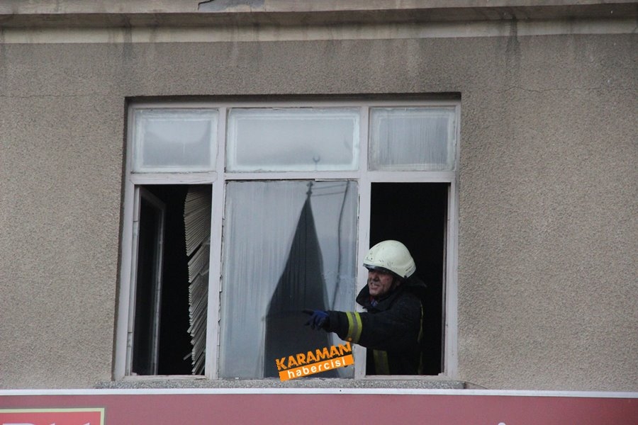 Karaman'da Yangın Paniği 13