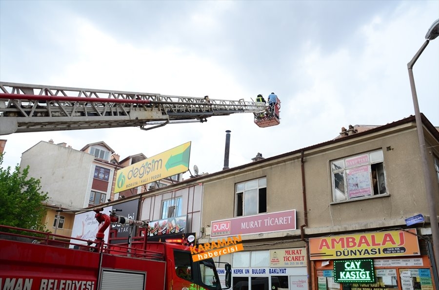Karaman'da Yangın Paniği 7