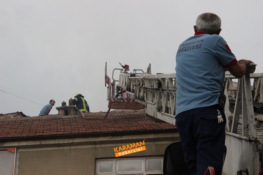Karaman'da Yangın Paniği 9