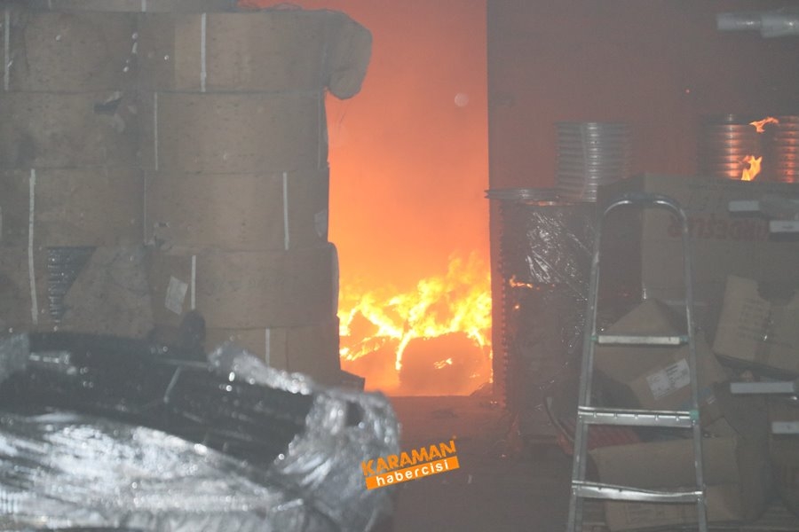 Mersin Tarsus'da Bisiklet Fabrikasında Yangın Çıktı 8