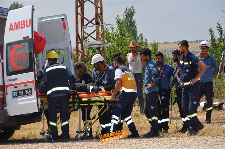 Karaman’da Akıma Kapılan Görevli Ağır Yaralı 10