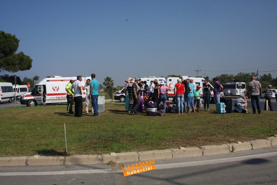 Antalya’da Trafik Kazası: 4’ü Turist 9 Yaralı 9