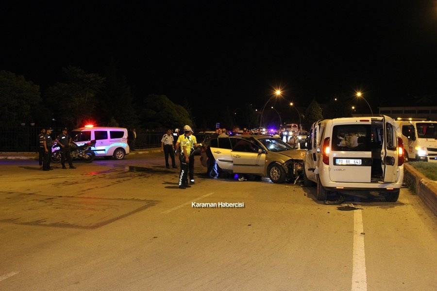 Karaman'da Vatandaşı Polise Çarpması da Durdurmadı 1